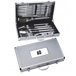 24 Pc. Deluxe BBQ Set